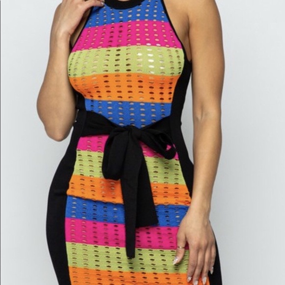 Hera Collection Dresses & Skirts - Midi Dress with Front Tie